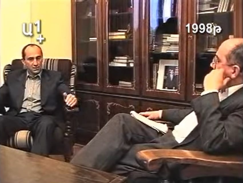 Ռոբերտ Քոչարյան Արամա Աբրահամյանի հարցազրույցը 1998