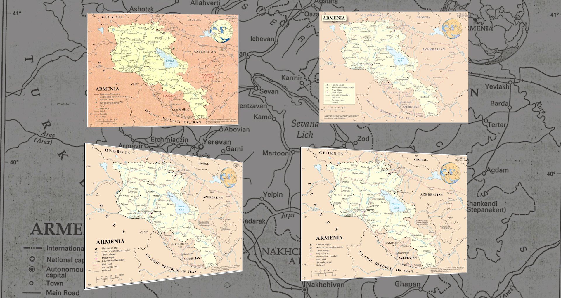 Armenia maps